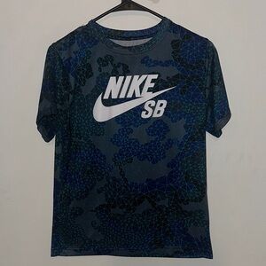 Nike Blue and White T-Shirt
